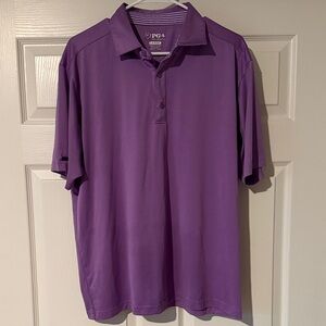 PGA Authentic Men's Vibrant Purple Polo Shirt